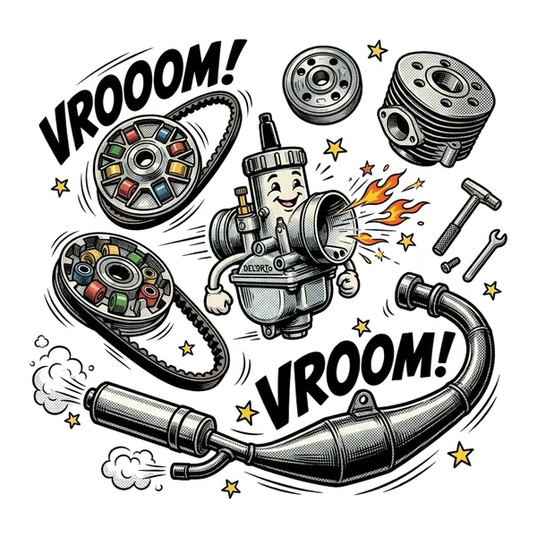 Tuning képregény illusztráció
